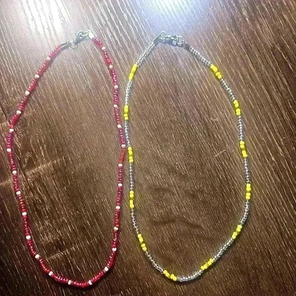 Pair of beaded necklaces - Picture 8 of 10